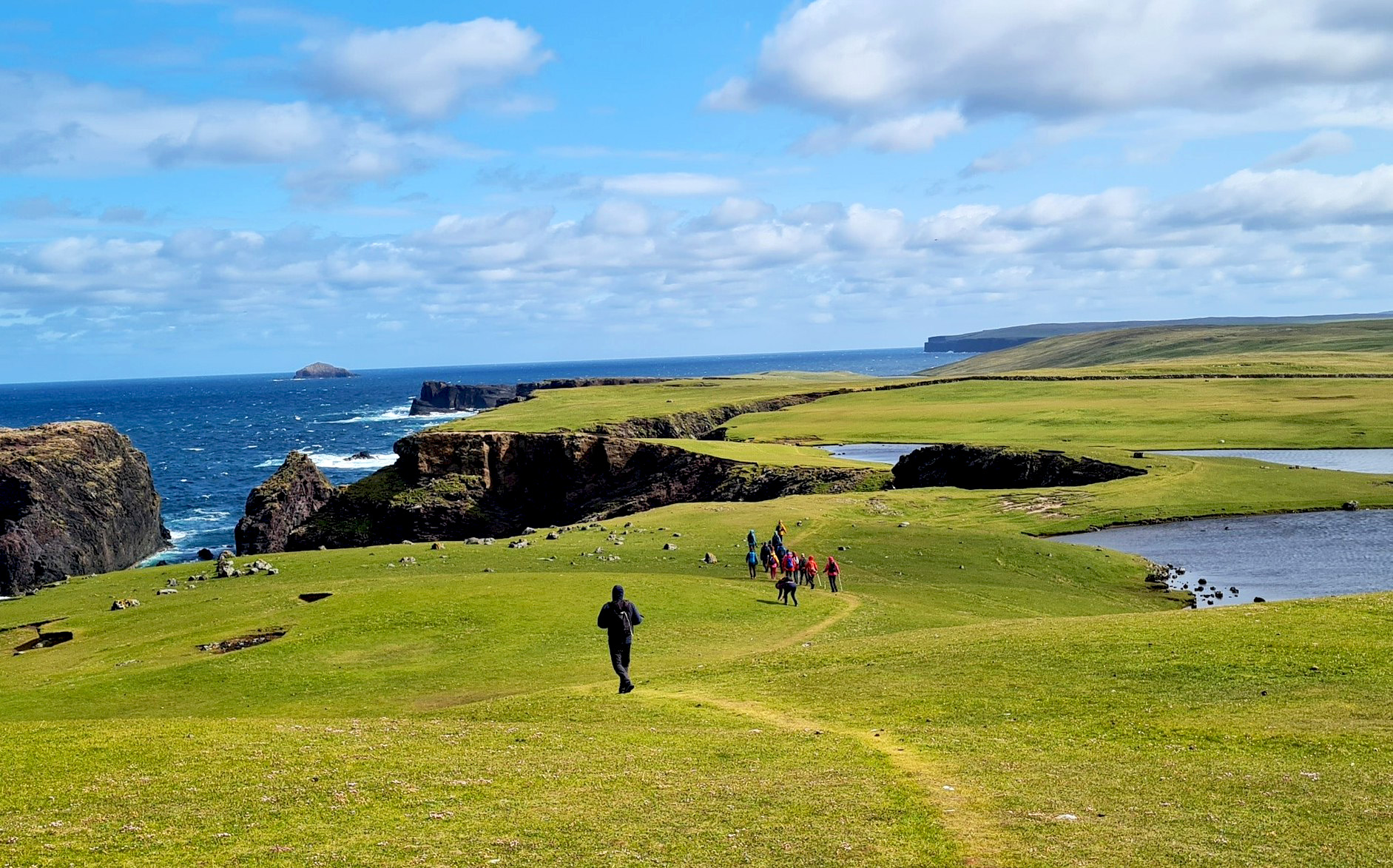 Vandretur p Shetland